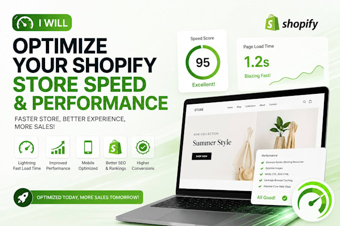 optimize your shopify store speed and performance