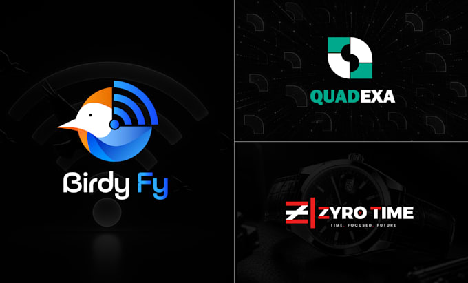 design a modern minimalist logo with copy rights