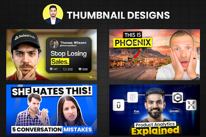 design CTR boosting thumbnails for your channel
