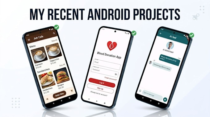 develop ai powered android app using flutter or react native