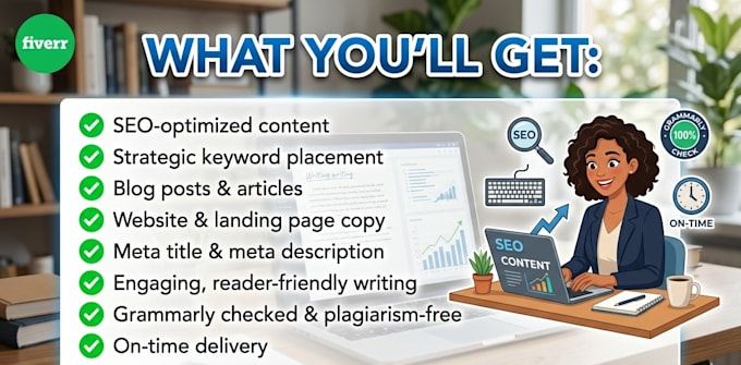do SEO optimized content writing