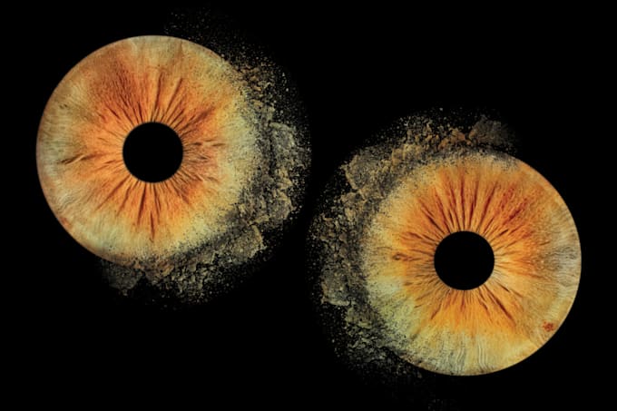 turn your iris photo into unique eye art