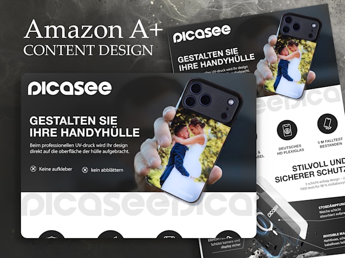 design amazon infographic, listing images and a plus content for amazon listing