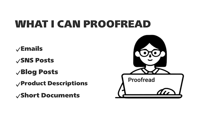 proofread and edit your english text manually