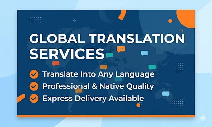 provide professional translation in multiple languages