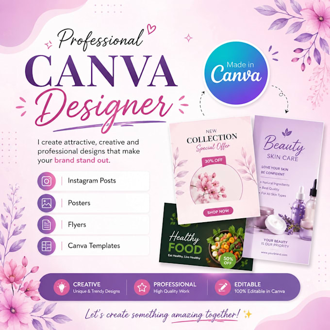 design trending social media posts using canva
