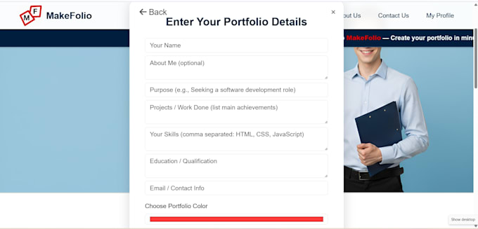 develop a responsive PHP and mysql website