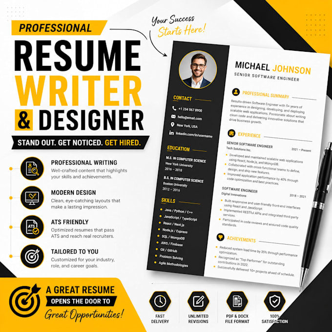 create custome resume designs