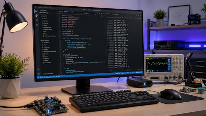 design custom microcontroller circuits, pcb layouts and embedded firmware