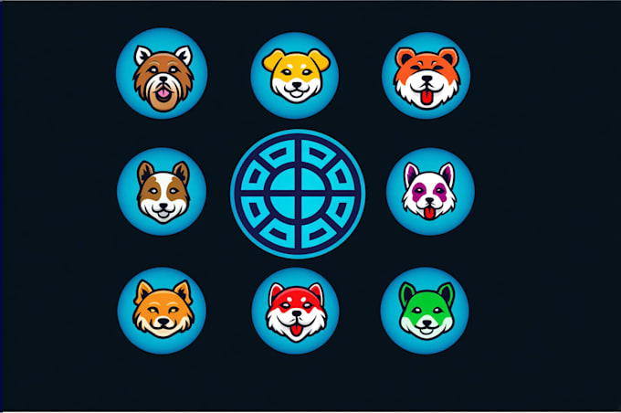 design crypto and cryptocurrency token logo for coin