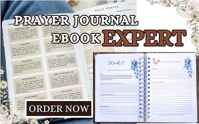 prayer journal, christian journal, daily devotional ebook, christian journal