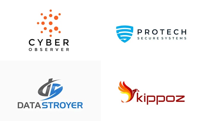 design tech crypto security and technology logo