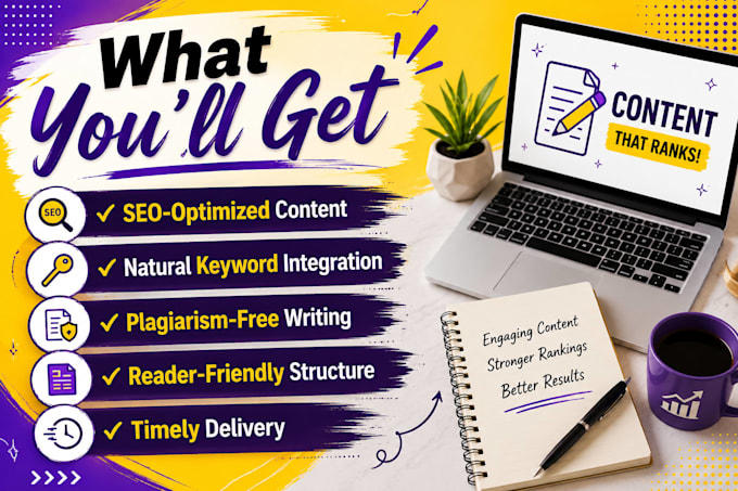 write SEO optimized content for your business