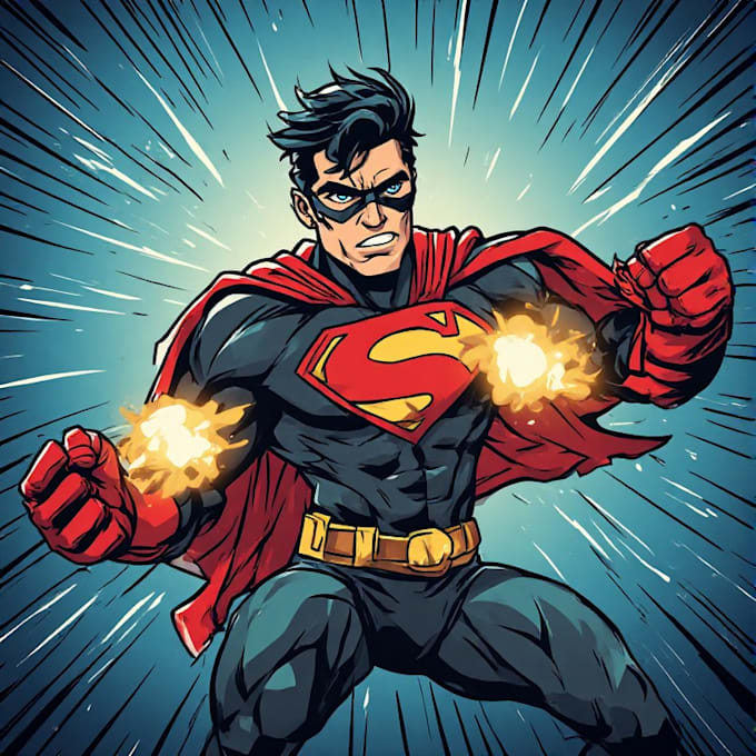 do a superhero comic