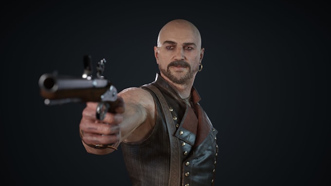 create 3d metahuman outfits, game character models, vtubers and 5 game trailers
