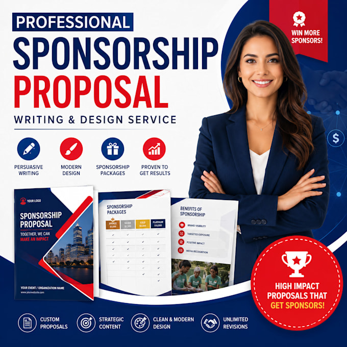 write and design a professional sponsorship and grant proposal
