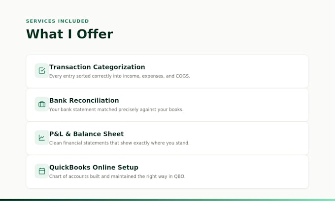 do bookkeeping and accounting in quickbooks online