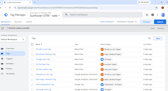 set up facebook conversion API and server side tracking