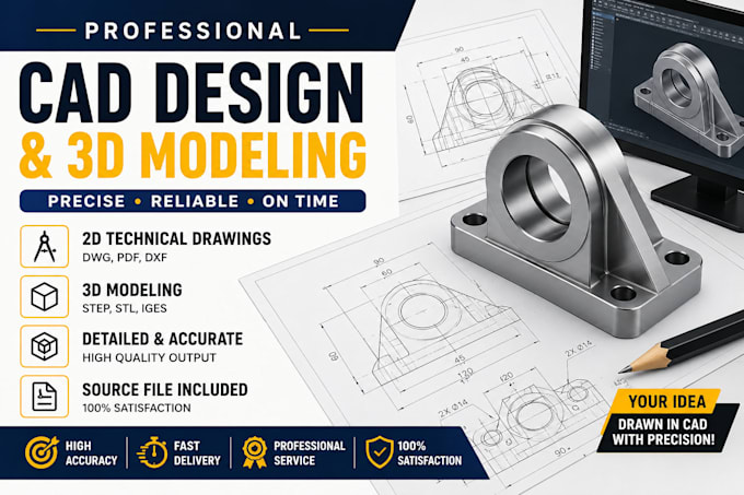 convert sketches to cad technical drawings