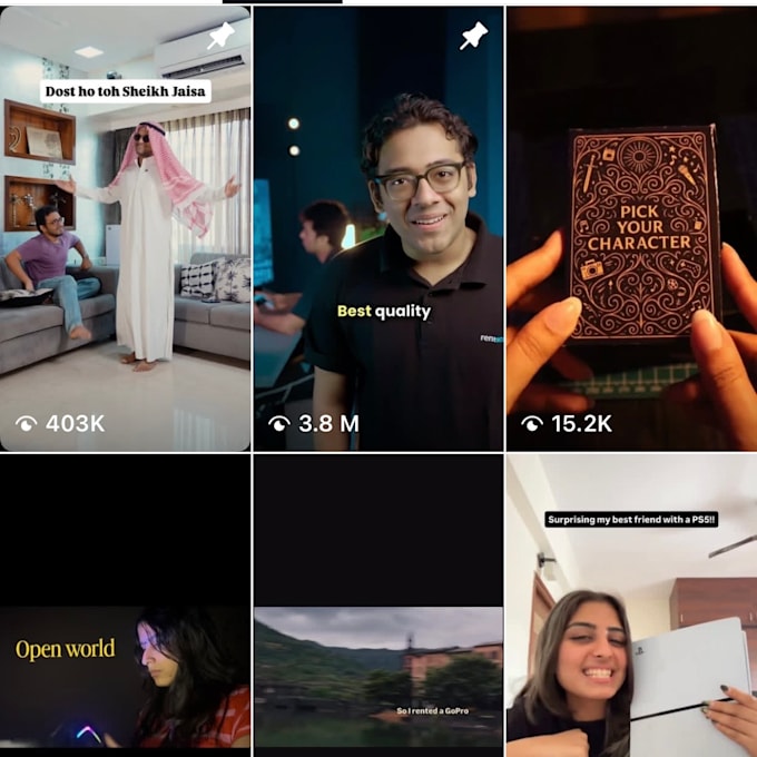 write engaging instagram or tiktok reels scripts