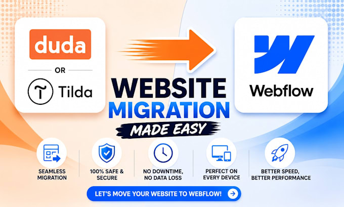 migrate duda tilda website to website seamlessly