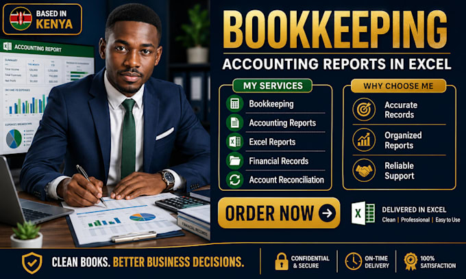 do accurate bookkeeping and accounting reports in excel