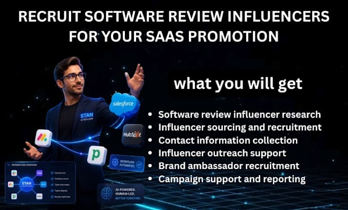 recruit software review influencers for your saas promotion