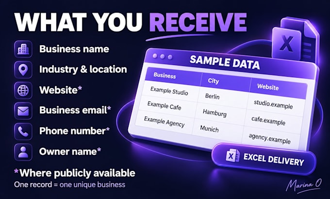 build targeted b2b lead lists with business contact details