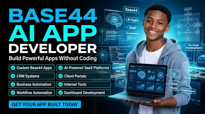 be your base44 expert for custom app development and database setup base44