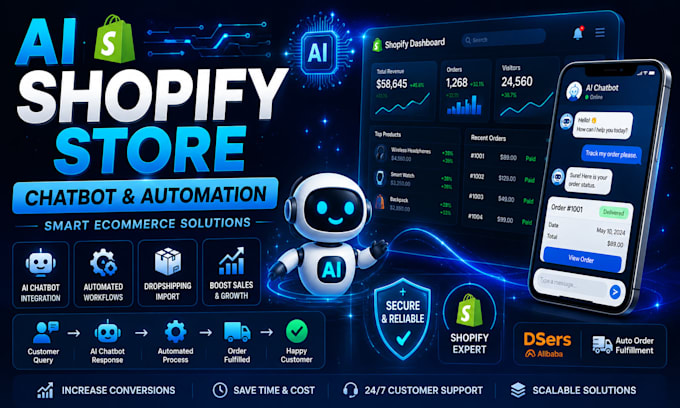 build an ai powered shopify store with chatbot integration and automation