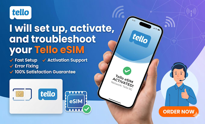 set up, activate, and troubleshoot your tello esim