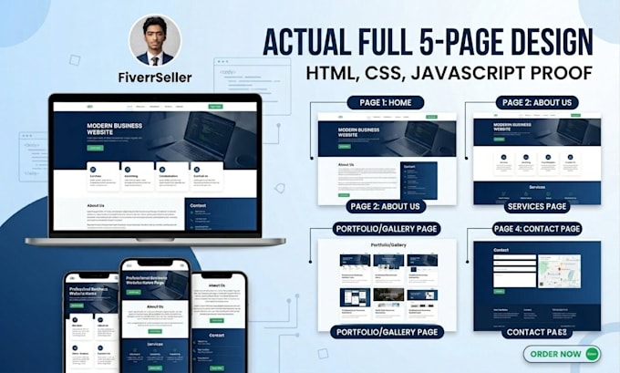 do professional frontend web development using HTML CSS and javascript