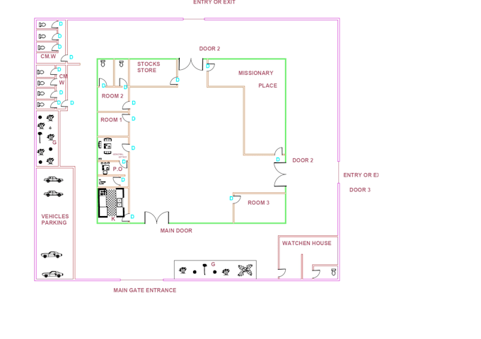 draw autocad 2d plans and civil engineering drawings