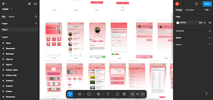 design a landing page in figma