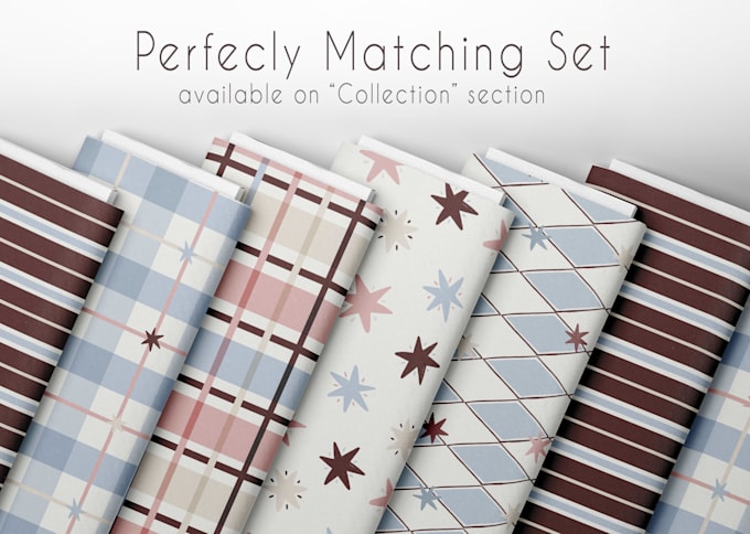 create a collection of seamless patterns