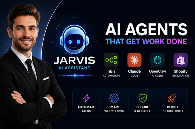build jarvis ai agent, shopify, jarvis ai assistant, n8n automation, claude code