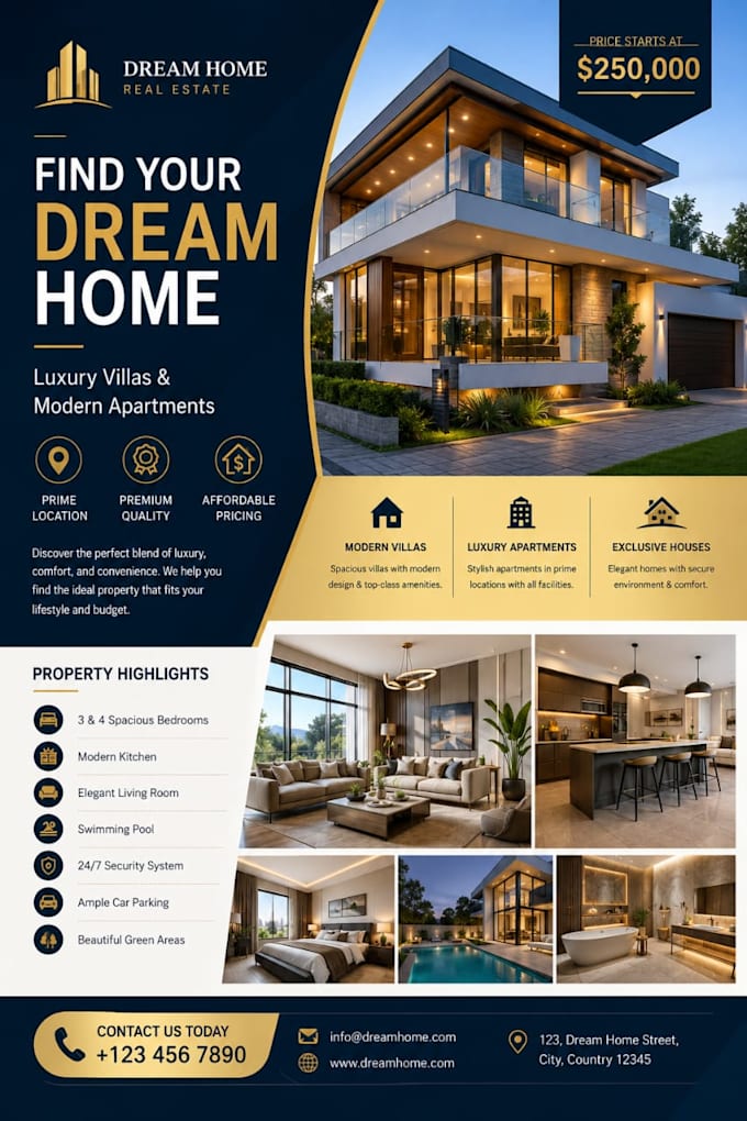 professional real estate marketing design