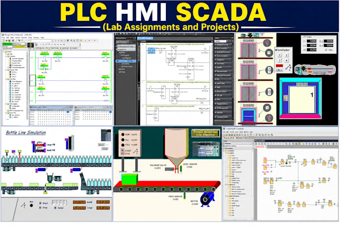 do plc programming labs, ladder logic, rslogixpro, tia, omron, logo siemens