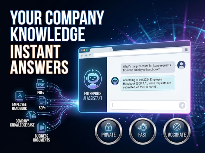 build a private ai chatbot trained on your company documents