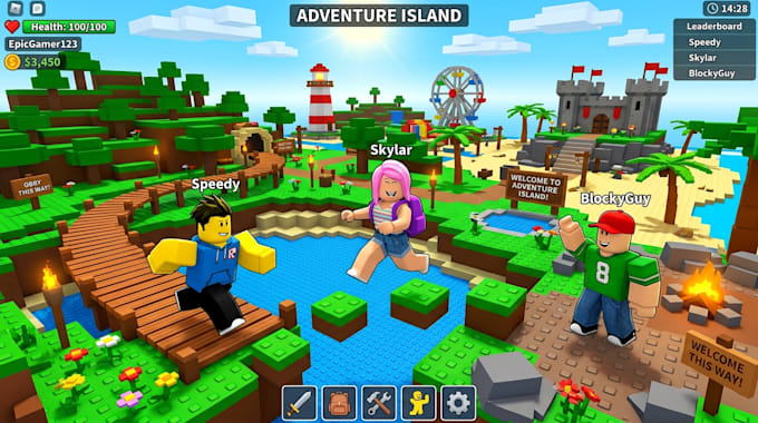 develop roblox game, lua scripting, full game creation, roblox, world roblox gui