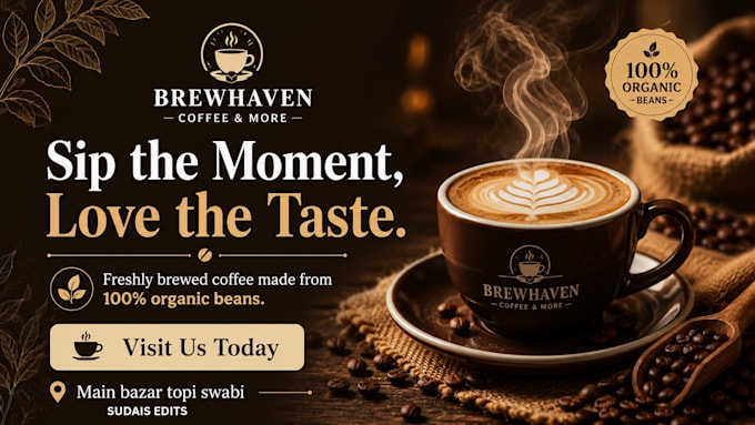 design professional canva templates, banners and posters