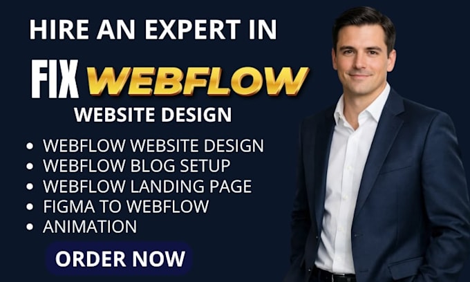 fix webflow bugs in your webflow website as a webflow expert, webflow developer