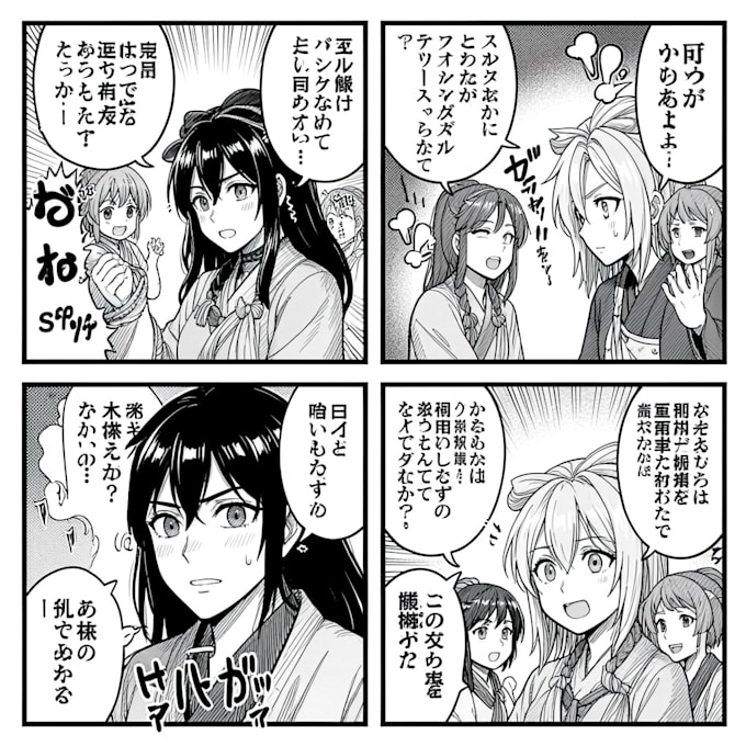draw your sfw or nsfw comic strip or manga