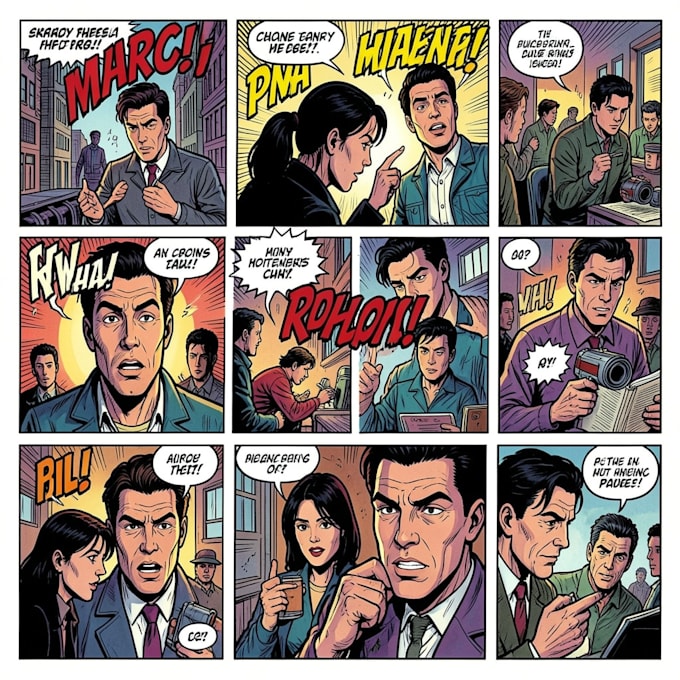 do comic book illustration, comic graphic novel comic strip, comic artist comics