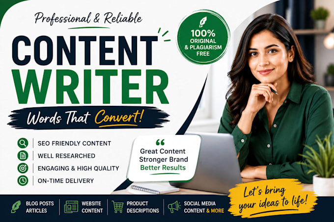 write unique, original, and SEO friendly content