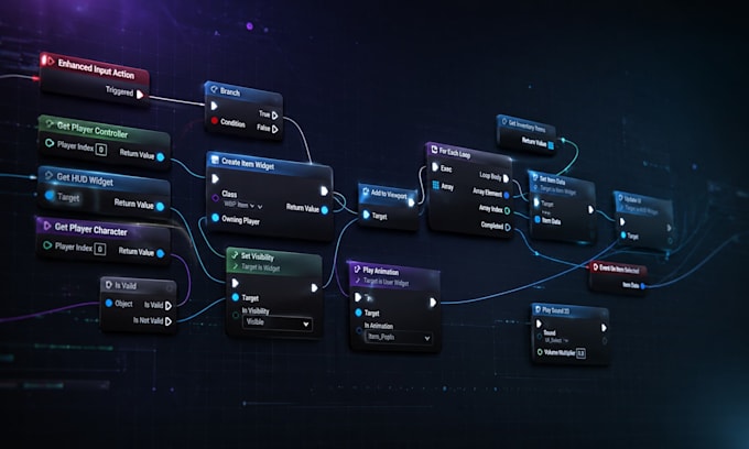 create modular unreal engine blueprint systems and mechanics