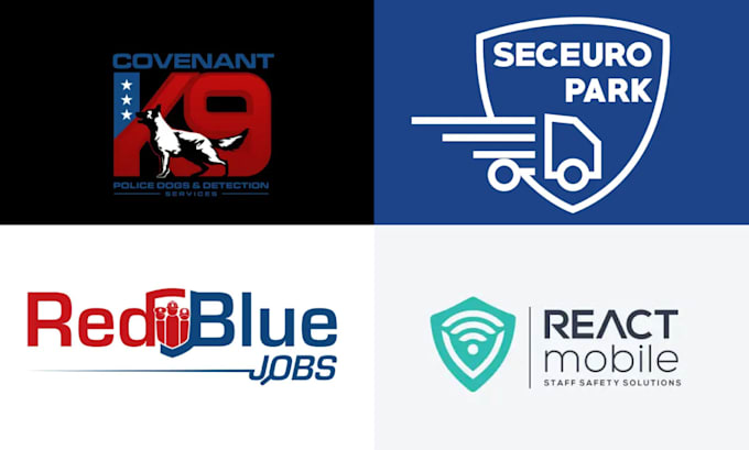 design professional technology crypto security and tech logo