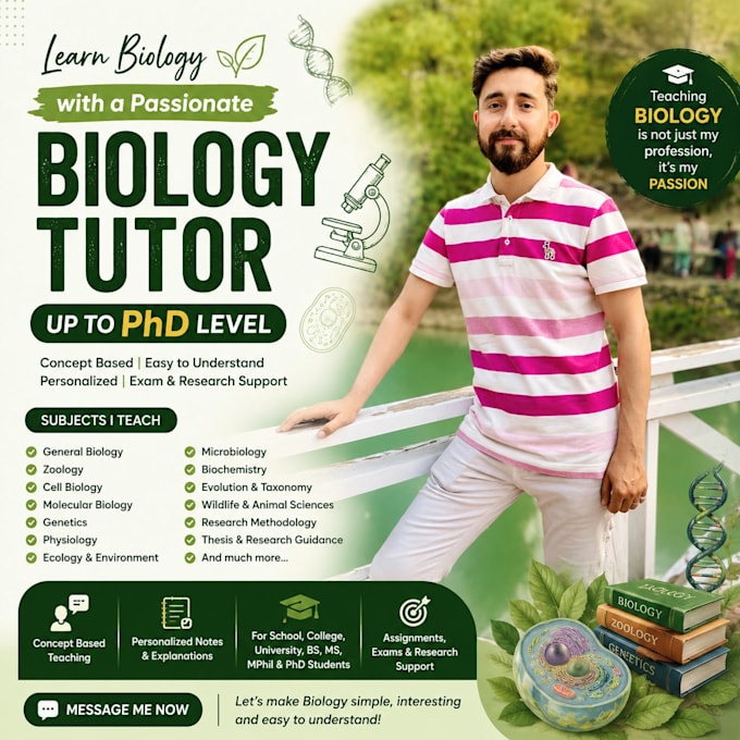 teach you biology online