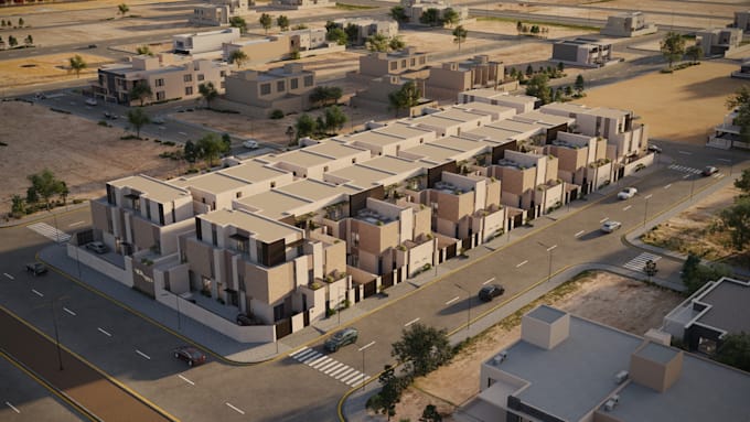 create photorealistic 3d exterior architectural renders