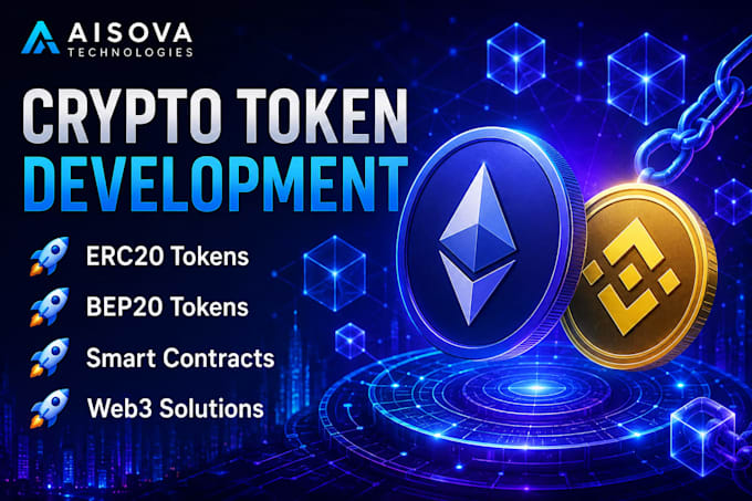 create crypto tokens and develop smart contracts
